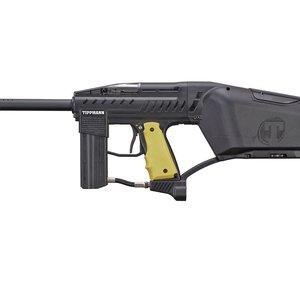 Tippmann Raider Rental Paintball Gun - Black w/ Yellow Grips
