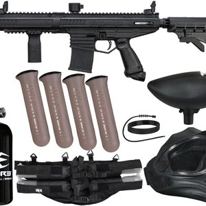 Tippmann Stormer Elite Dual Fed Legendary Paintball Gun Package Kit