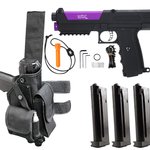 Tippmann TiPX Trufeed Deluxe Pistol Kit - Black/Electric Purple