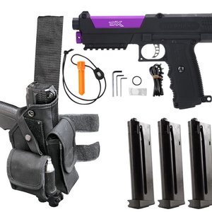 Tippmann TiPX Trufeed Deluxe Pistol Kit - Black/Electric Purple