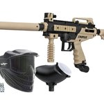 Tippmann Cronus Tactical Combat Paintball Gun - Power Pack - Tan/Black