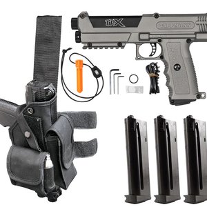 Tippmann TiPX Trufeed Deluxe Pistol Kit - Steel Grey