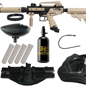 Tippmann Cronus Tactical Legendary Paintball Gun Package Kit - Tan/Black