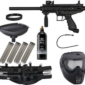 Tippmann Cronus Epic Paintball Gun Package Kit - Black/Black