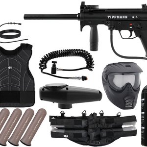 Tippmann A5 Light Gunner Paintball Gun Package Kit