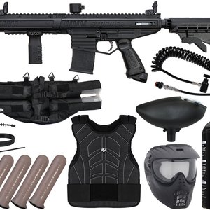 Tippmann Stormer Elite Dual Fed Light Gunner Paintball Gun Package Kit