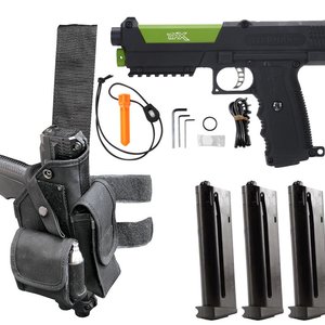 Tippmann TiPX Trufeed Deluxe Pistol Kit - Black/Sour Apple