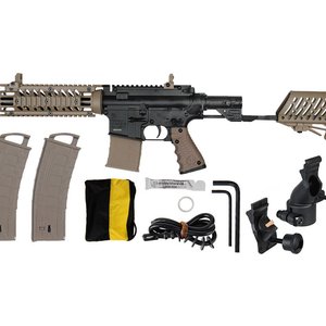 Tippmann TMC Paintball Gun w/ Air-Thru Adjustable Stock - Black/Tan