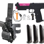 Tippmann TiPX Trufeed Deluxe Pistol Kit - Black/Dust Pink
