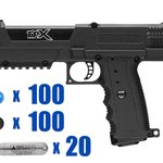 Tippmann TiPX Kilo Paintball Pistol Package Kit - Black/Black