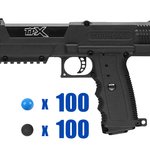 Tippmann TiPX Echo Paintball Pistol Package Kit - Black/Black
