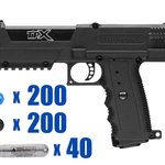 Tippmann TiPX Lima Paintball Pistol Package Kit - Black/Black