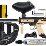 Tippmann Cronus Paintball Gun - Power Pack - Tan/Black